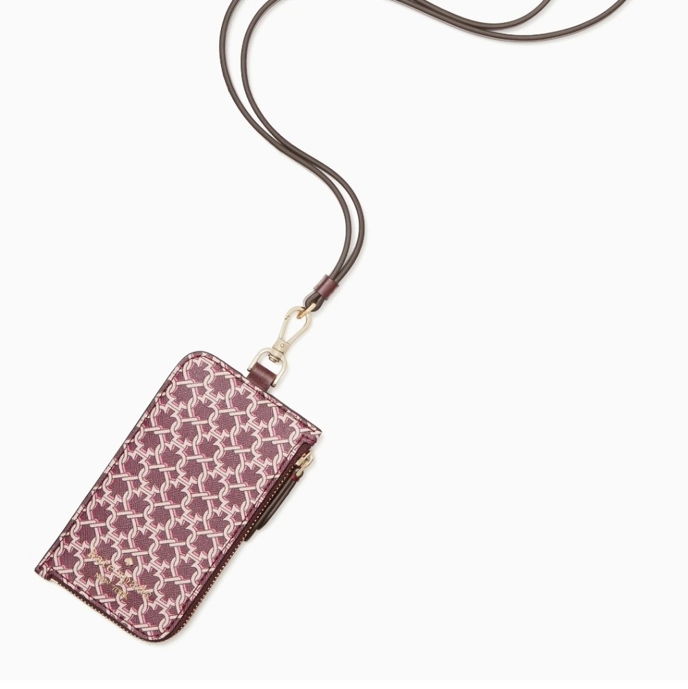 NWT ♠️Kate Spade♠️ Lanyard in Pink Multi